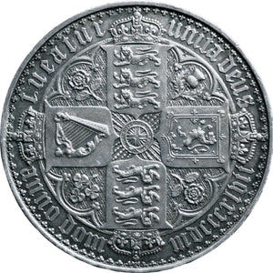 1847 Victoria Silver Gothic Crown