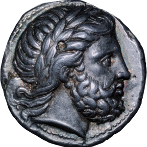 338-328 BC Philip II Silver Tetradrachm
