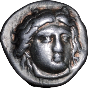 340-316 BC Rhodes Silver Didrachm