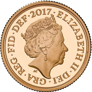 NGC PF70 2017 Piedfort 200th Annivesary Gold Sovereign