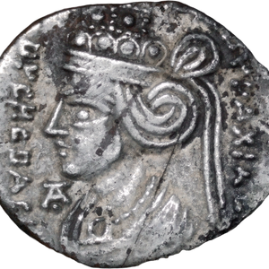2 BC - 4 AD Parthia Queen Thea Musa Silver Drachm