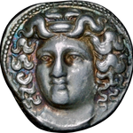 356-342 BC Larissa Silver Drachm