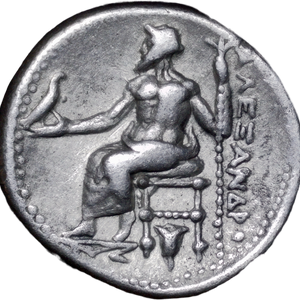 324/3 BC Alexander the Great Silver Drachm