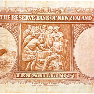 1956-67 New Zealand “1 Million” Fleming Ten Shillings