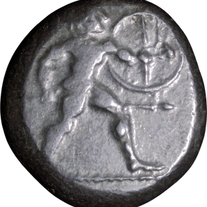 c.465-430 BC Aspendos Warrior Silver Stater