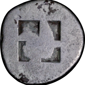 c.480-463 BC Thasos Satyr & Nymph Silver Stater