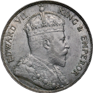 1907 British Honduras Silver Fifty Cents