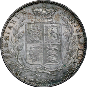 1880 Victoria Silver Halfcrown