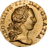 1762 George III Gold Quarter Guinea