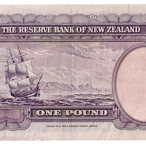 PCGS 1955-6 New Zealand 0/K New Zealand Wilson One Pound