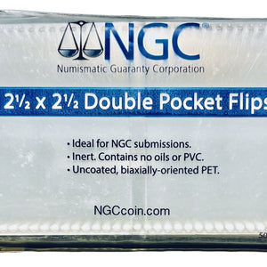 Official NGC Double Pocket Coin Flips