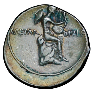32-1 BC Octavian Silver Denarius