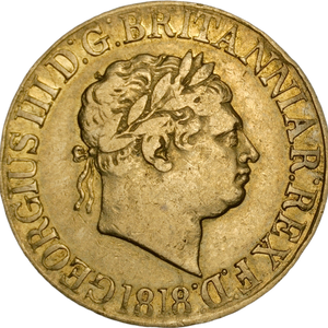 1818 George III Gold Sovereign