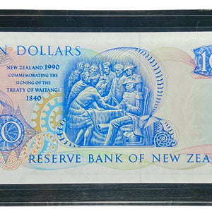 1990 New Zealand VIP Presentation Issue Specimen Ten Dollars