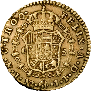 1818 Columbia Gold 1 Escudo
