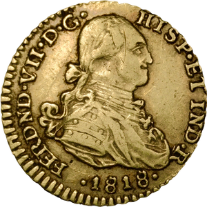 1818 Columbia Gold 1 Escudo