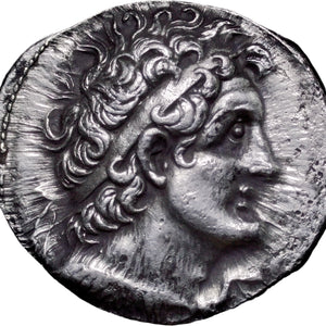 163-145 BC Ptolemy VI Silver Tetradrachm