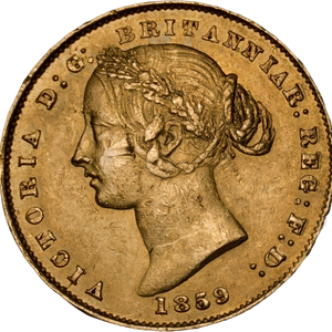 1859 Sydney Gold Sovereign