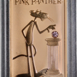 2018 Pink Panther Diamond 1oz Gold Ingot