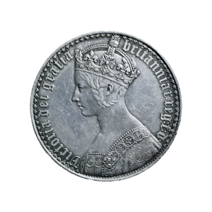 1847 Victoria Silver Gothic Crown