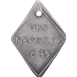 1645 Newark English Civil War Charles I Lozenge Shilling