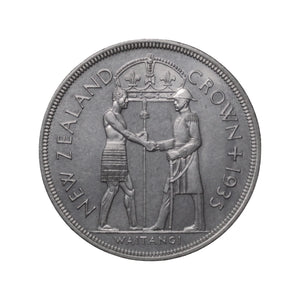 1935 New Zealand Silver Waitangi Crown