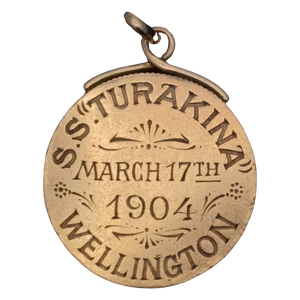 1904 New Zealand S.S Turakina Soveriegn