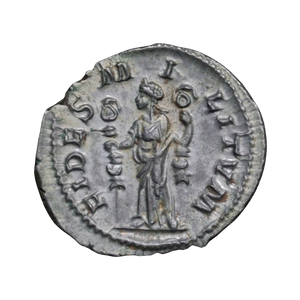 Maximinus AD 235 Silver Denarius