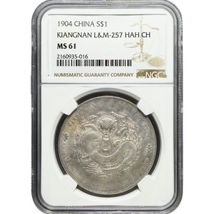 1904 China Silver Dragon Dollar – Kiangnan Province