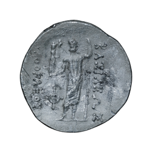 c.185–175 BC Greco-Baktrian Silver Tetradrachm