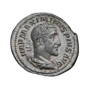Maximinus AD 235 Silver Denarius